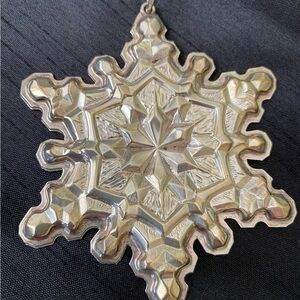 Christmas sterling silver ornament
